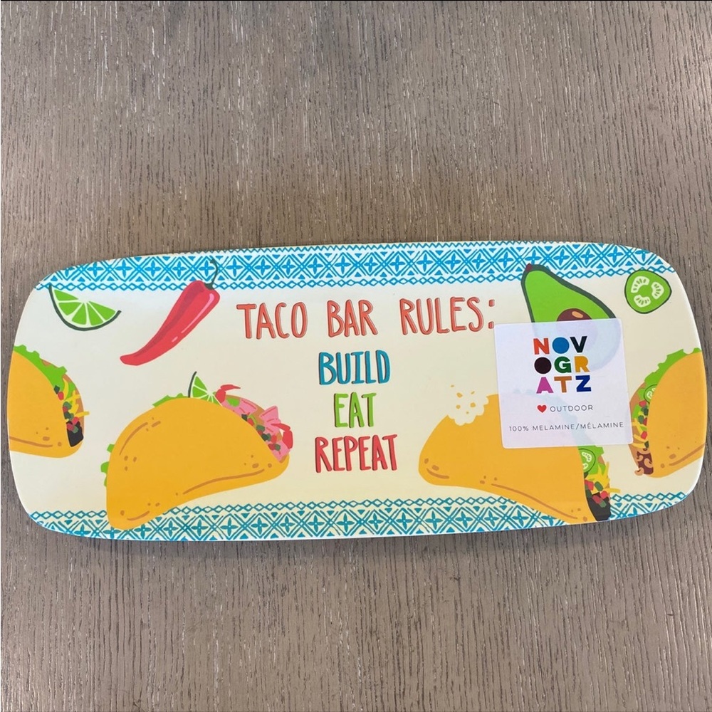 Taco Tuesday Melamine Platter 🌮